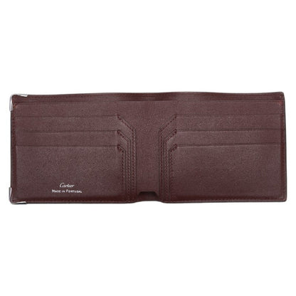 Cartier Must Line Billfold Black Leather
