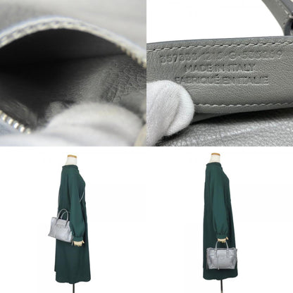 Balenciaga Paper Handbag 357333 Leather Silver Shoulder