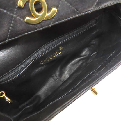Chanel Matelasse Coco Mark Gold Hardware Shoulder Bag Lambskin