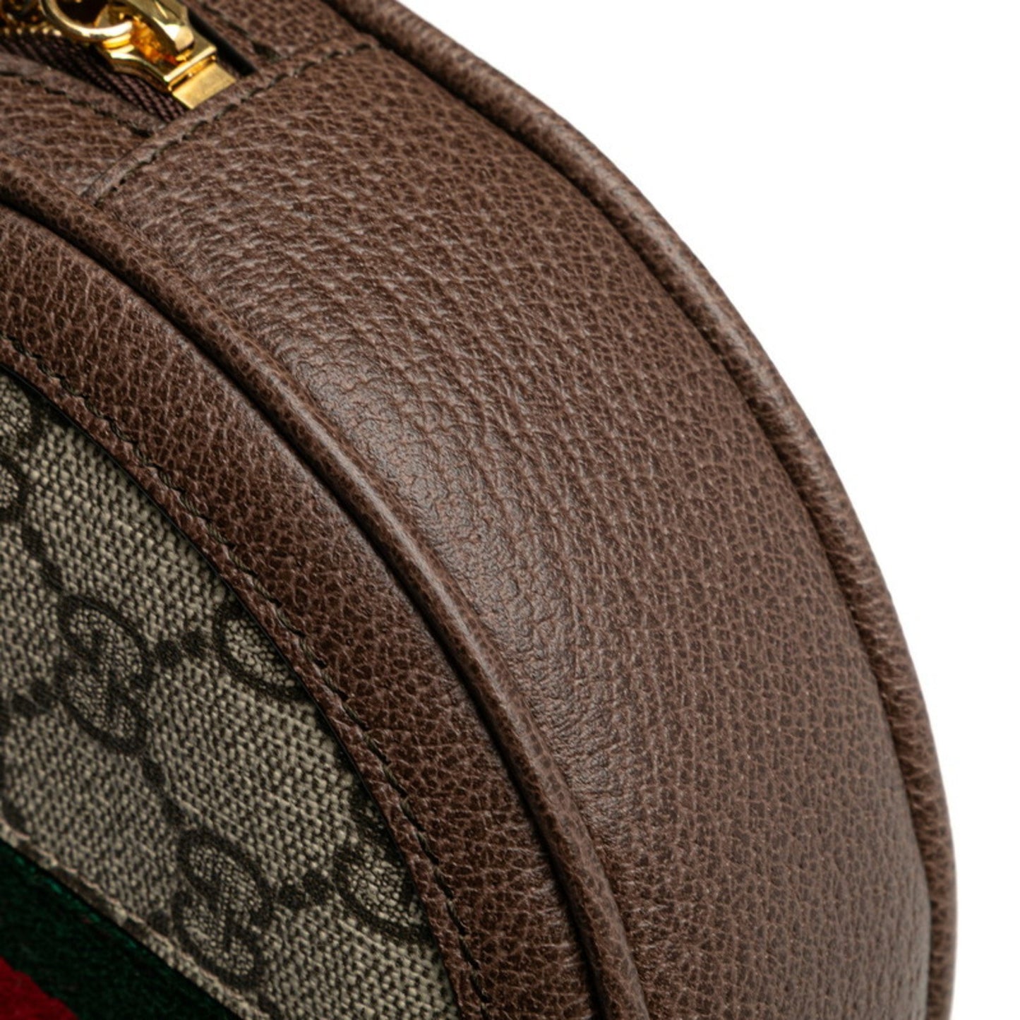 Gucci Gg Supreme Ophidia Pouch 574841 Brown Leather