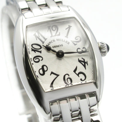 Franck Muller Tono Curvex Petite Wristwatch Stainless Steel