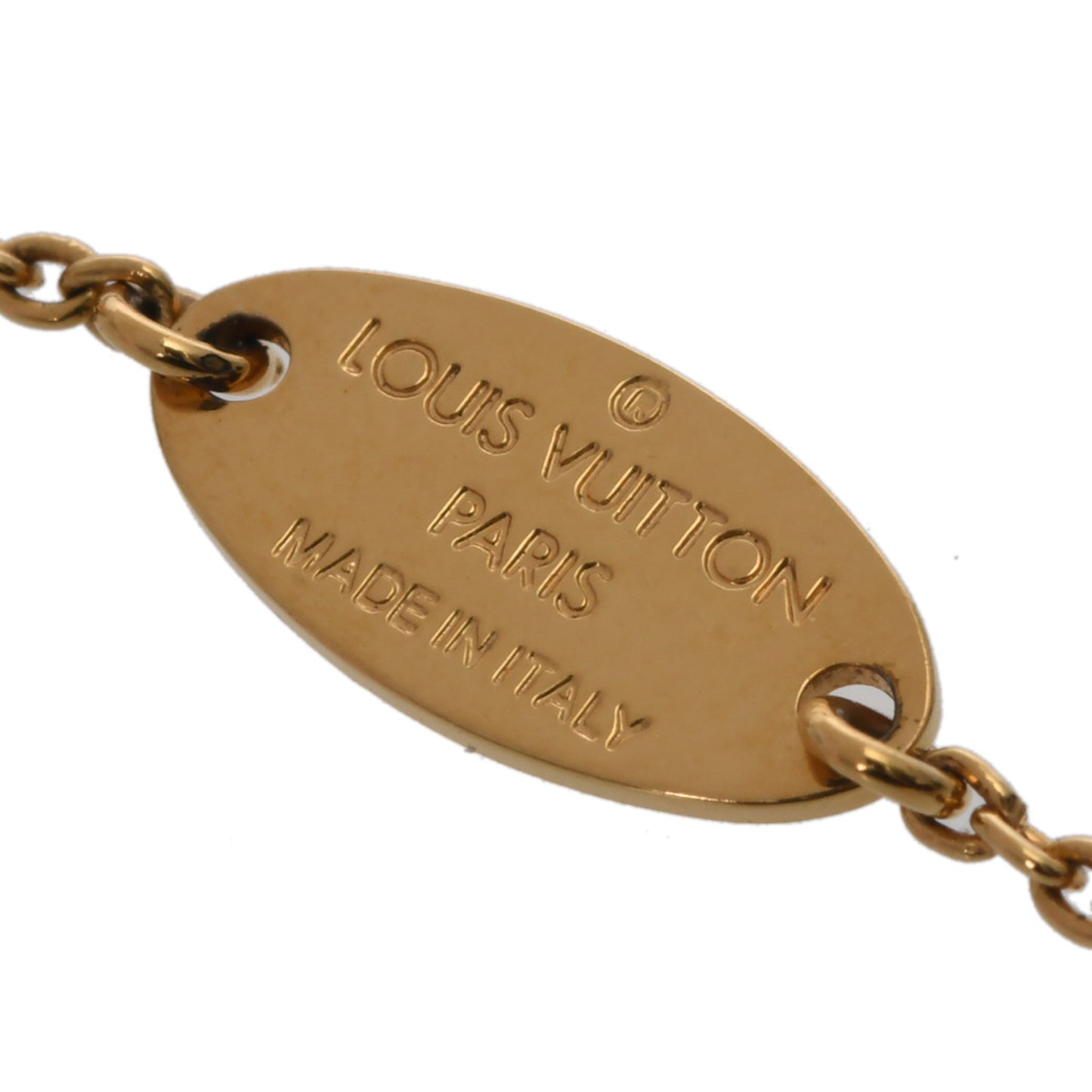 Louis Vuitton Louis Vuitton Collier Louisette Gold M00365 Women'S Gp Necklace