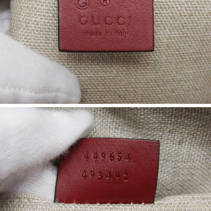 Gucci Small Shoulder Bag Micro Guccissima Red