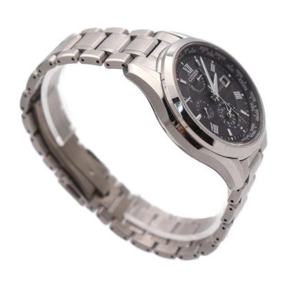 Citizen Citizen Exceed Exceed Watch H820-T023916 Titanium Silver Black Dial Eco Drive Solar Radio