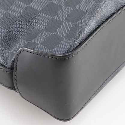 Louis Vuitton Louis Vuitton Greenwich Shoulder Bag N41348 X Damier Cobalt 2014 Black/Navy