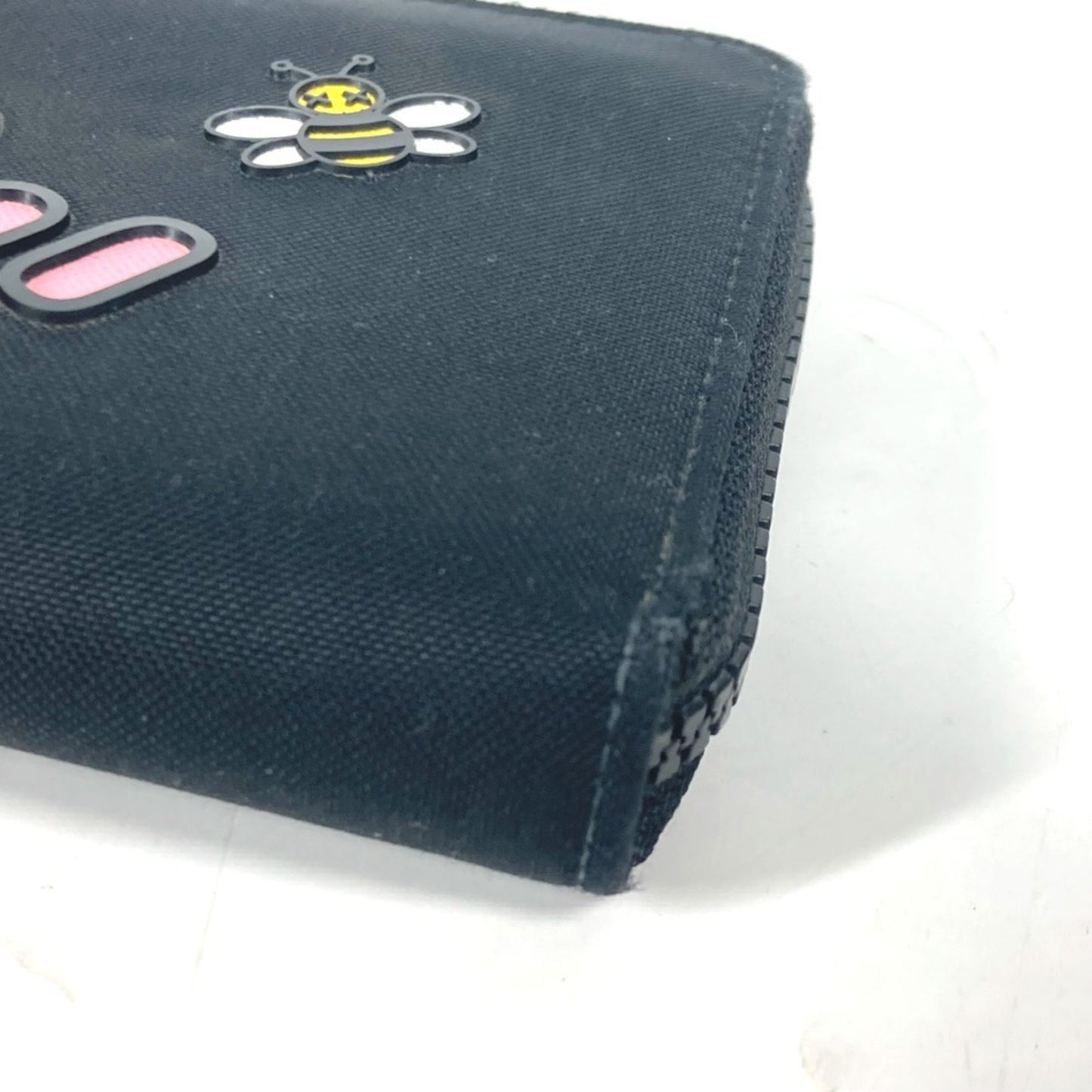 Christian Dior Dior Kaws Collaboration Round Long Wallet Nylon