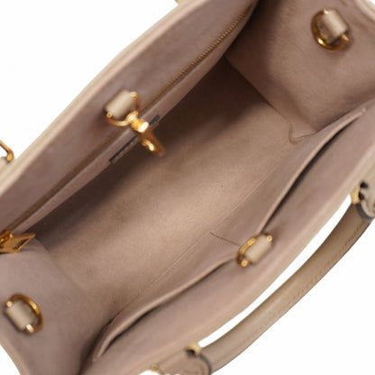 Louis Vuitton Monogram Empreinte Two-Tone On-The-Go Pm Handbag M45779 Tourtrell Creme 2-Way Bag