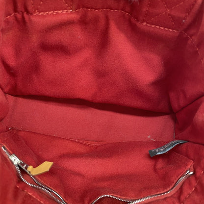 Hermes Herms Deauville Pm Tote Bag In Red Canvas