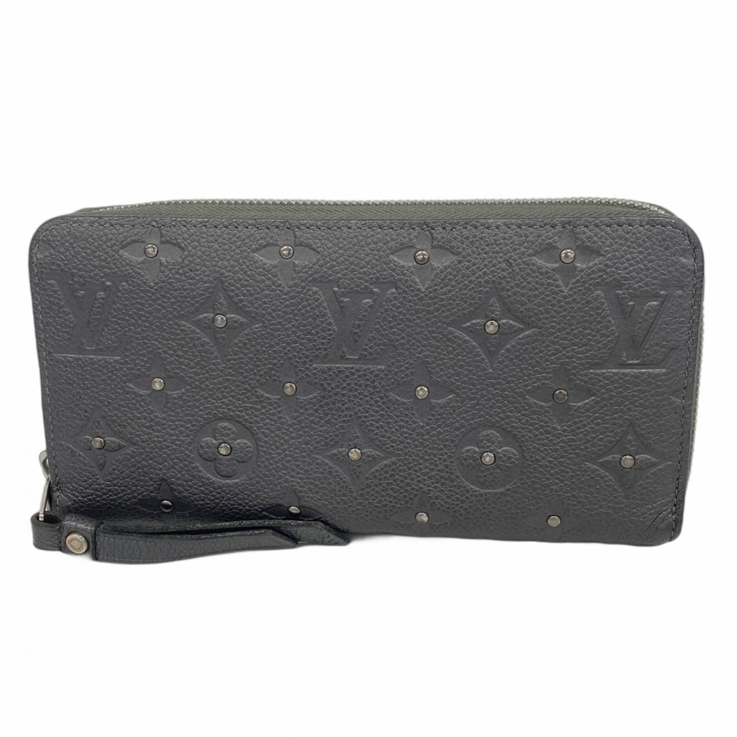 Louis Vuitton Monogram Empreinte Zippy Wallet M61442 Platine