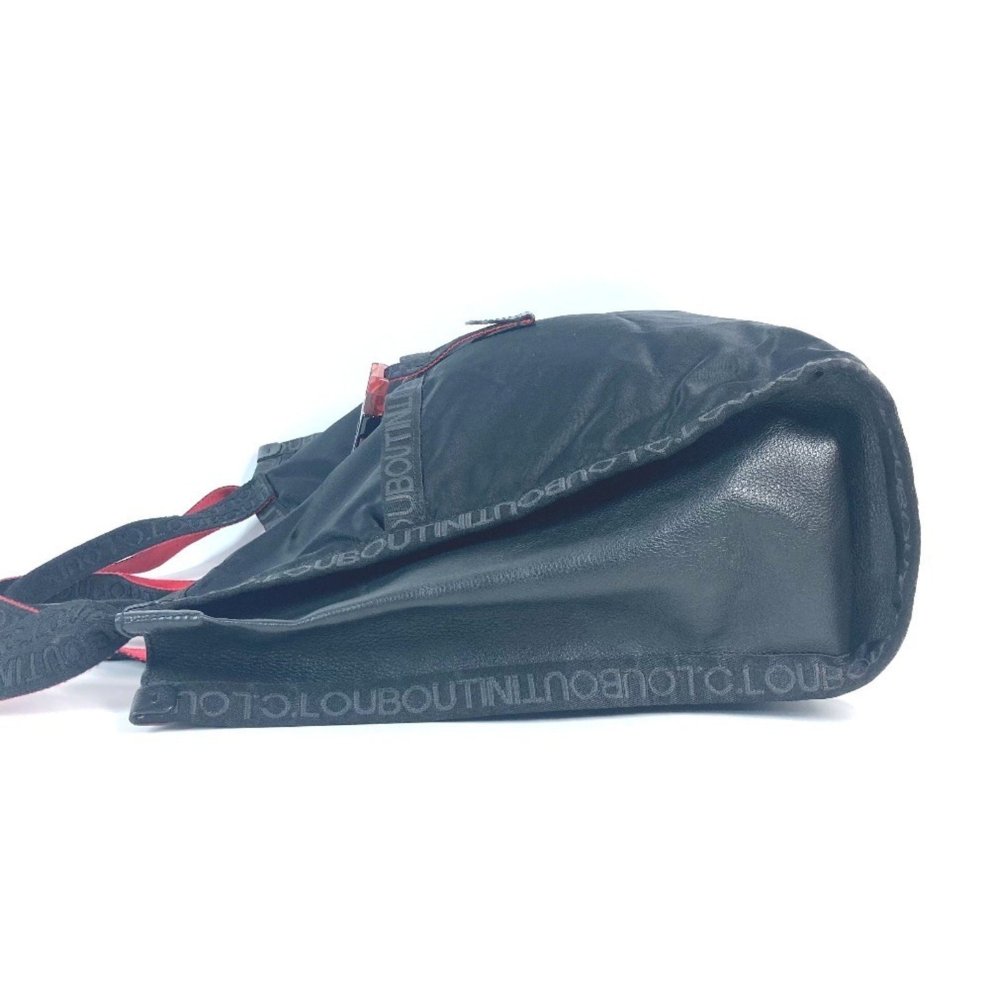 Christian Louboutin Loubiclic Rubiclic 2Way Bag Shoulder Crossbody Tote Nylon