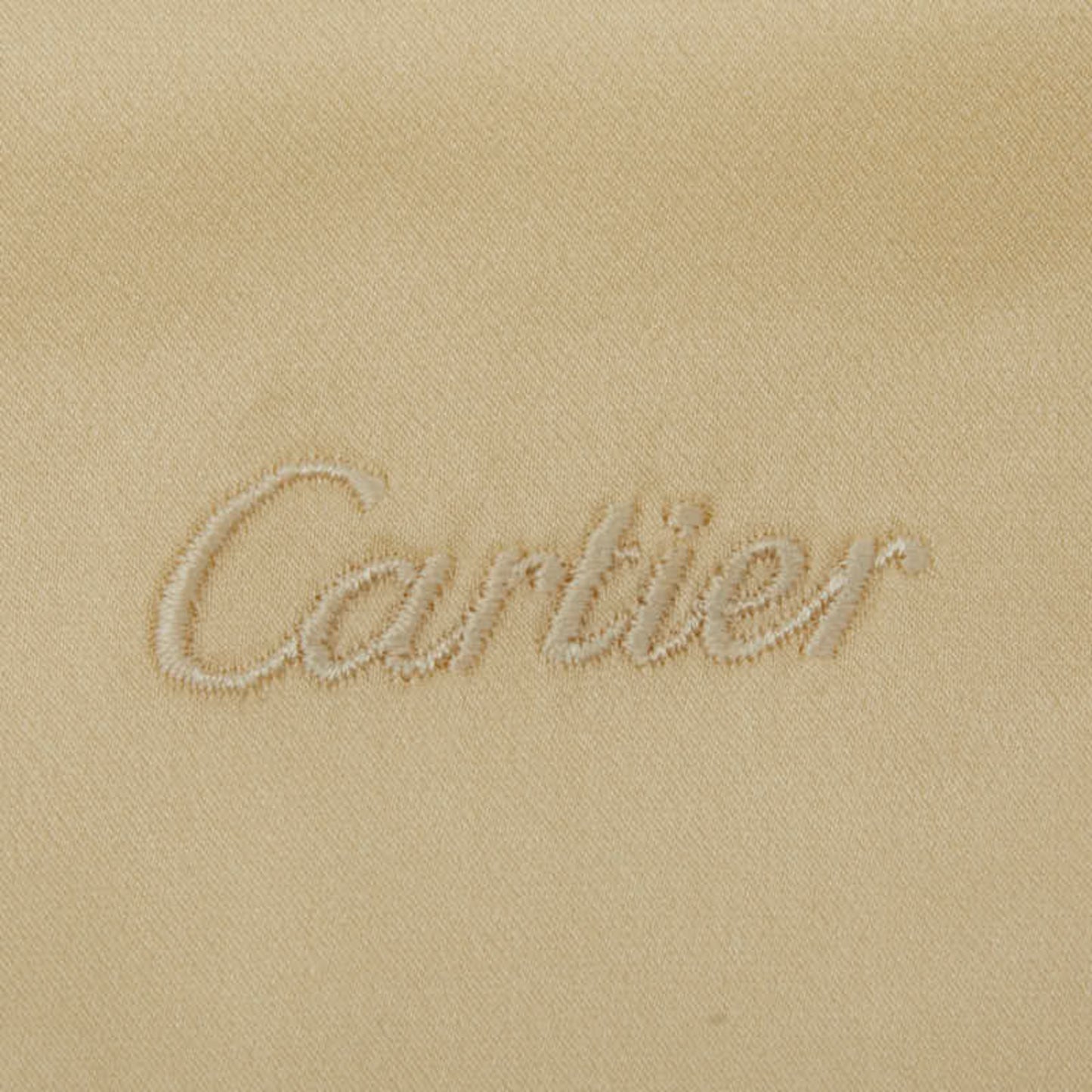 Cartier Logo Panthere Motif Stole In White