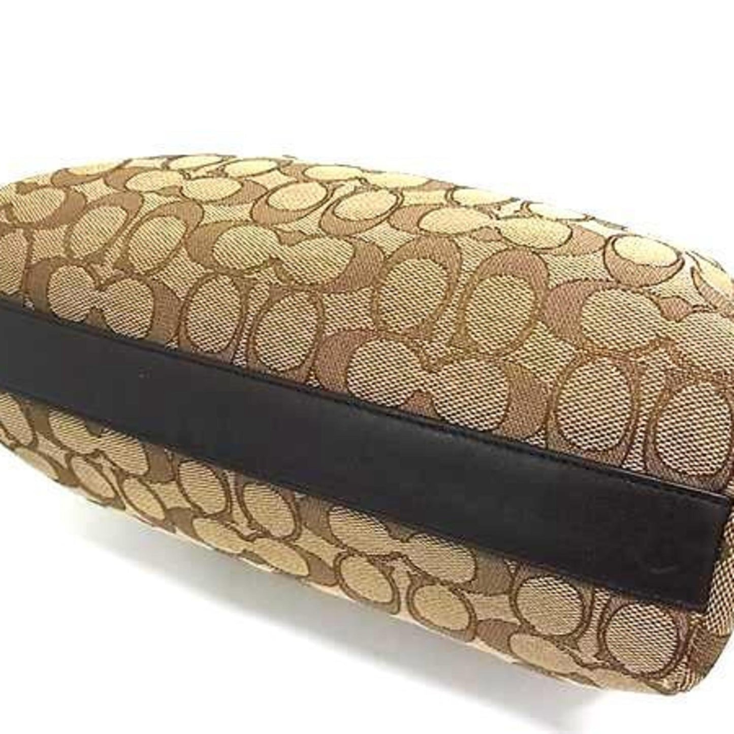 Coach Signature Handbag 36311 In Beige