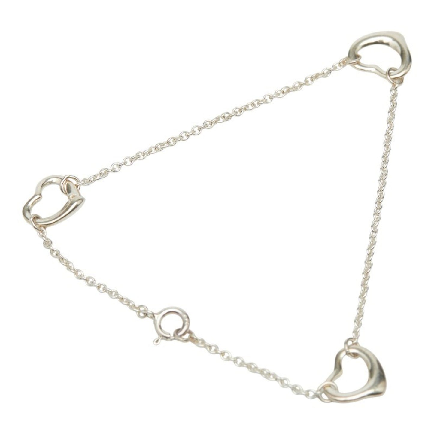 Tiffany & Co. Open Heart Triple Bracelet In 925 Sterling Silver