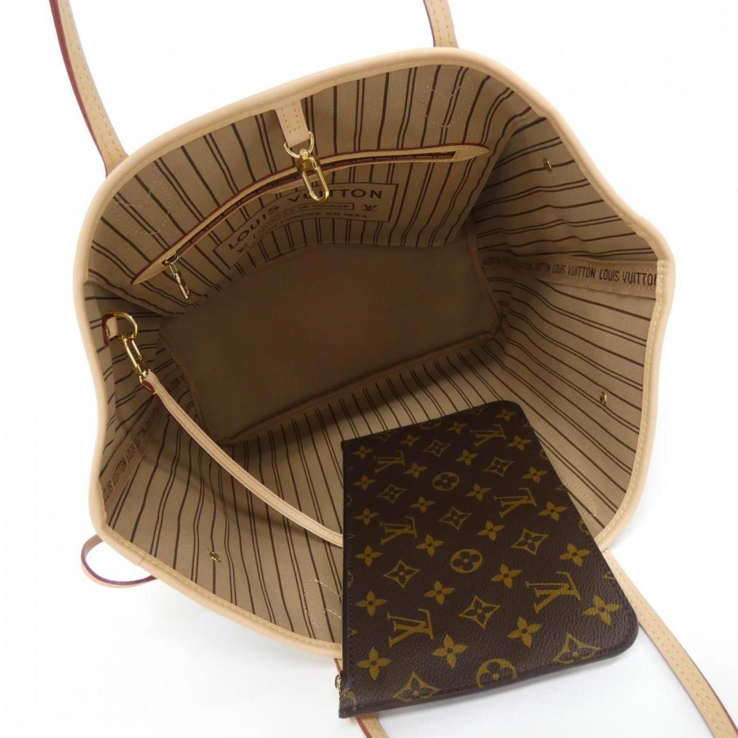 Louis Vuitton Monogram Neverfull Mm M46975 Handbag