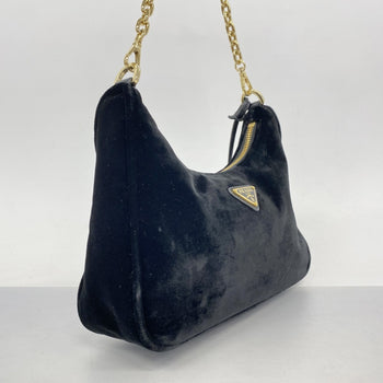 Prada Velvet Black 2-Way Handbag