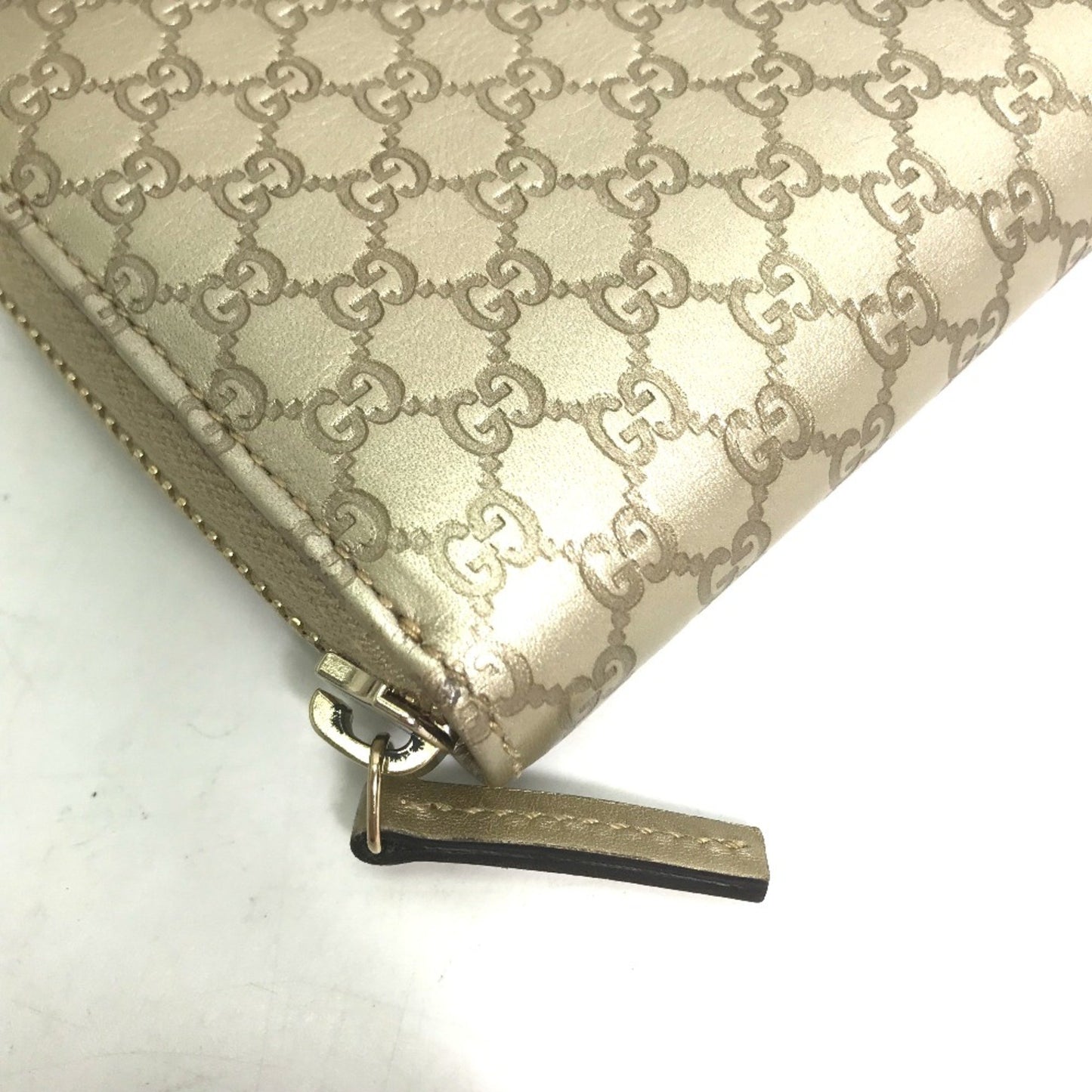 Gucci 388680 Guccissima Gg Long Wallet Long Wallet Gold