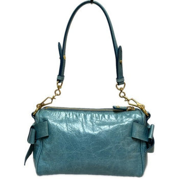 Miu Miu Miu Shoulder Bag With Pouch And Ribbon