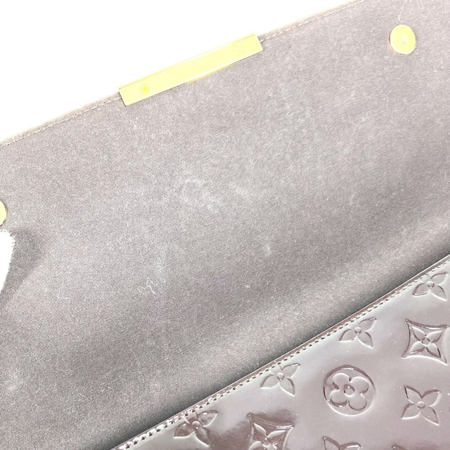 Louis Vuitton M91548 Monogram Vernis Robertson Bag Pouch Flap Clutch In Canvas
