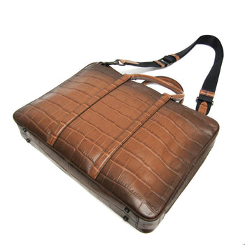 Coach Metropolitan Slim 25991 Men'S Leather Briefcase