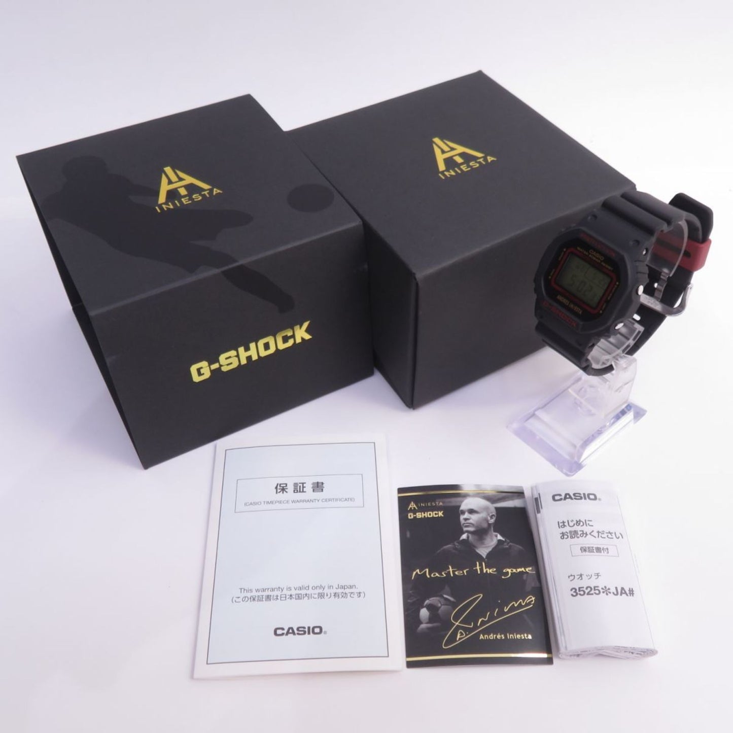 Casio G-Shock Dw-5600Ai-1Jr Andres Iniesta Signature Model Quartz Wristwatch
