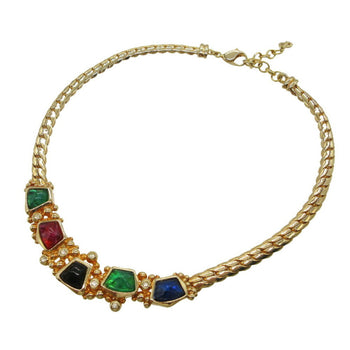 Christian Dior Choker Metal/Stone Gold/Multicolor 1111Christian