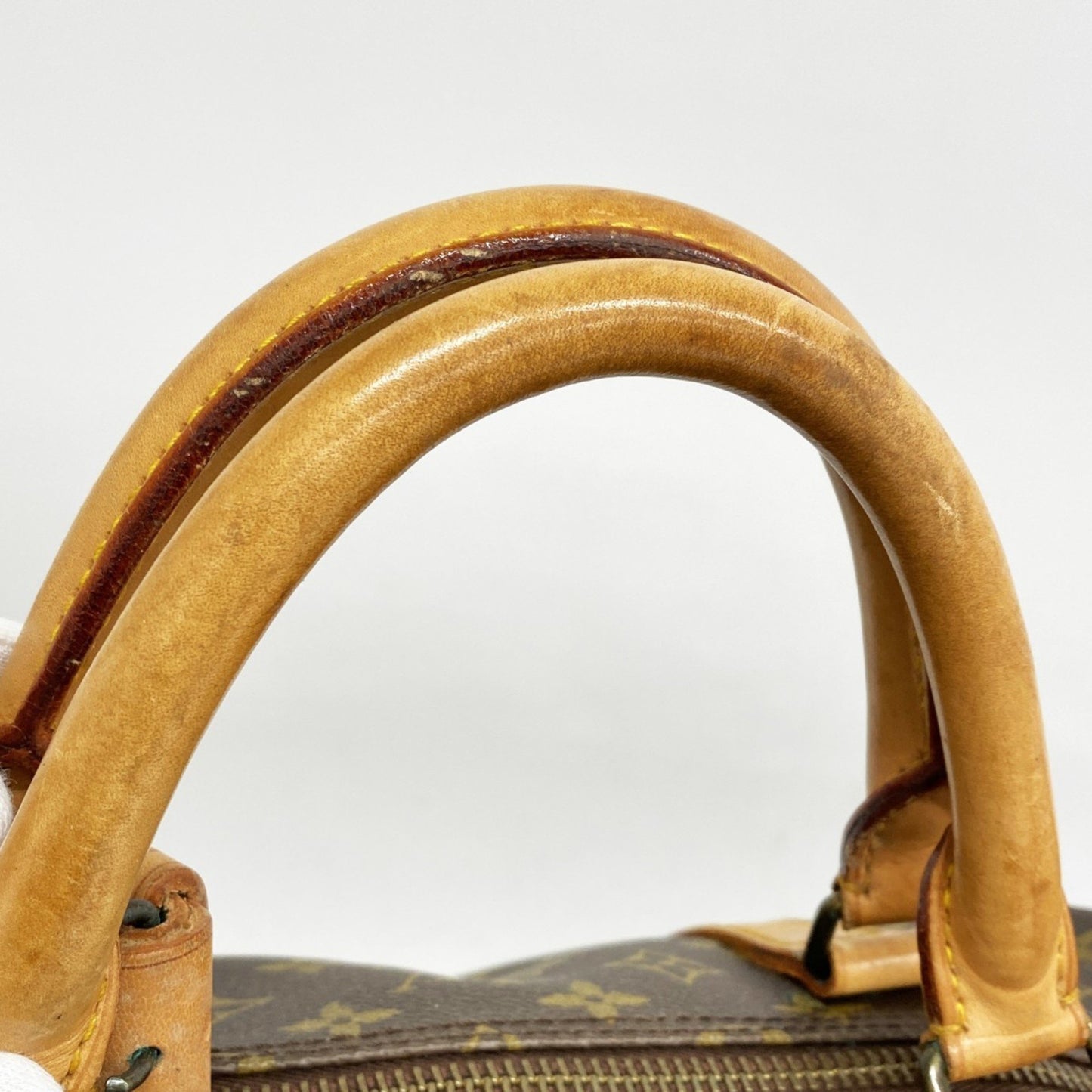 Louis Vuitton Monogram Keepall 60 Boston Bag M41422 Brown