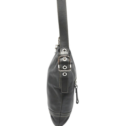 Coach Coach Shoulder Bag Crossbody Leather 1415 Black