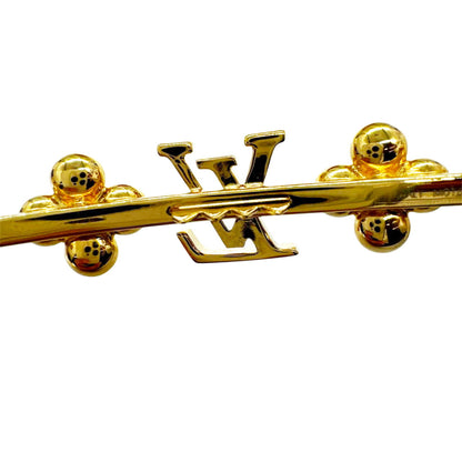 Louis Vuitton Baby Louis Barrette Hair Clip Gp M01670 Le5203