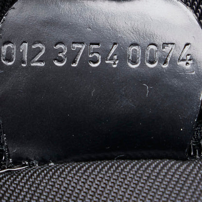 Gucci Boston Bag Shoulder 012 3754 Black Nylon Leather