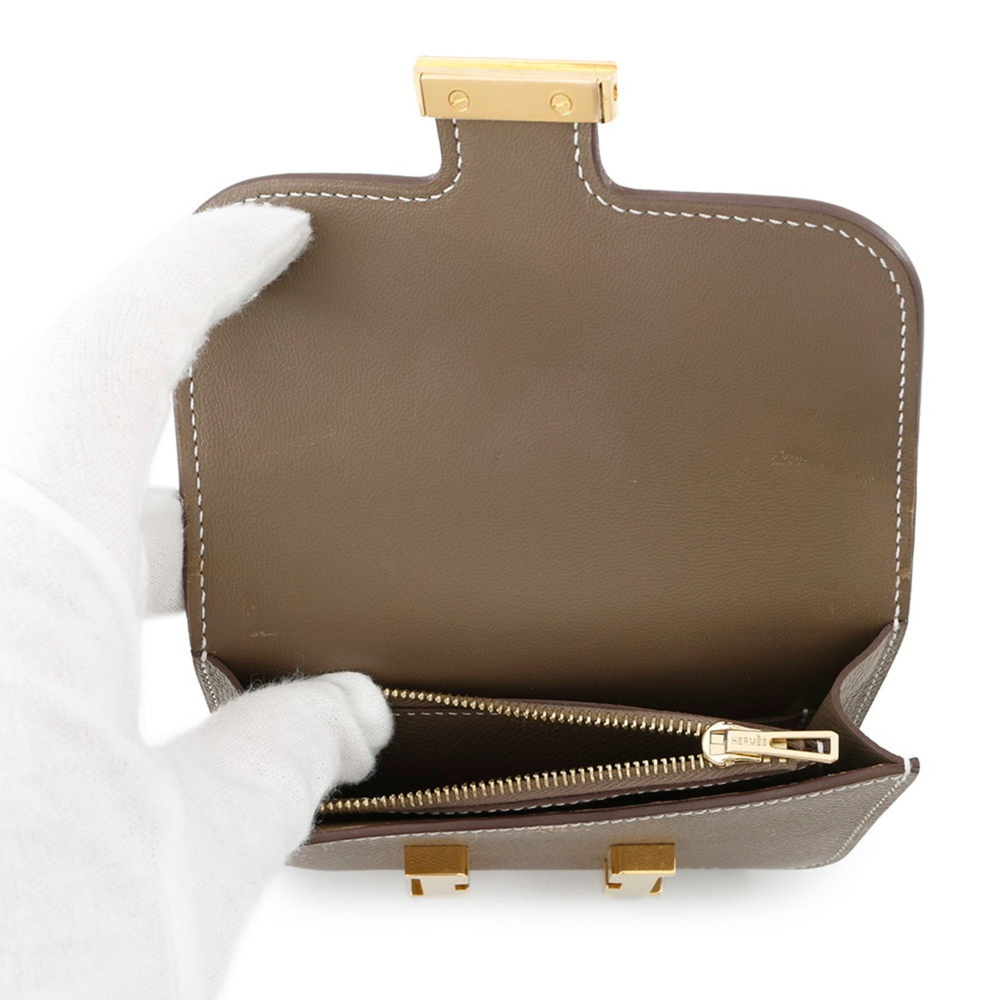 Hermes Herms Constance Etoupe Epsom Wallet