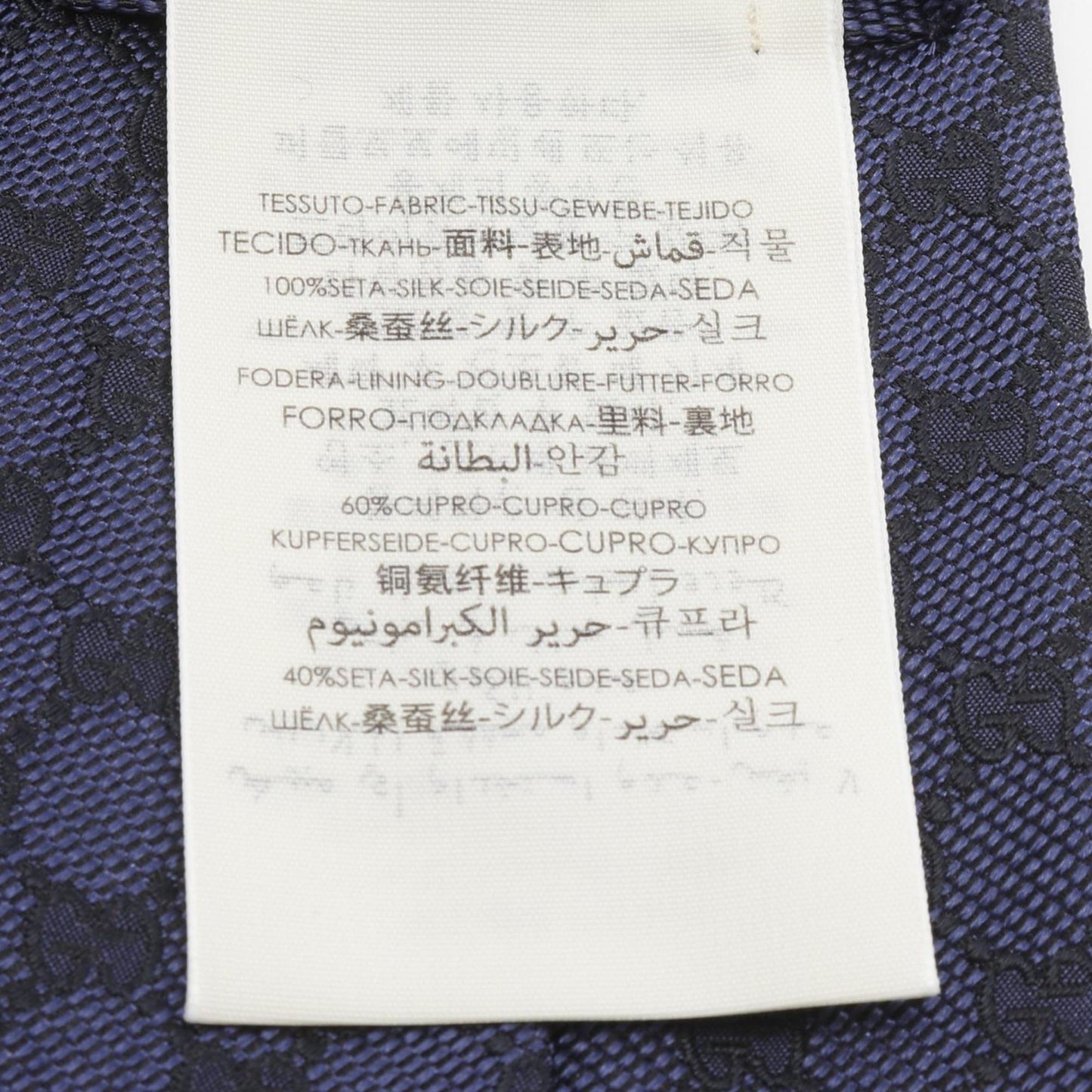 Gucci Arend Gg Pattern Silk Tie For Men