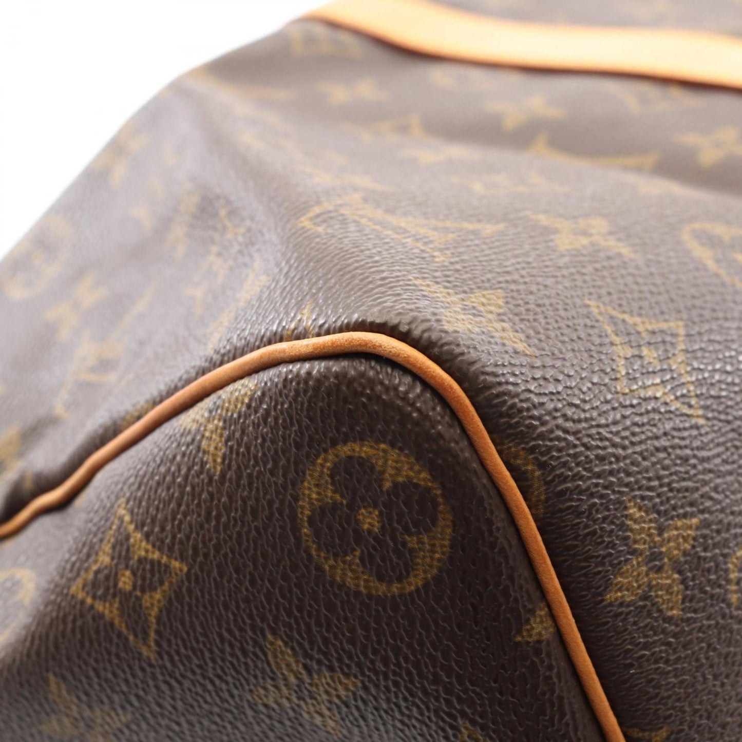 Louis Vuitton Keepall 45 Monogram Boston Bag Coated Canvas Leather