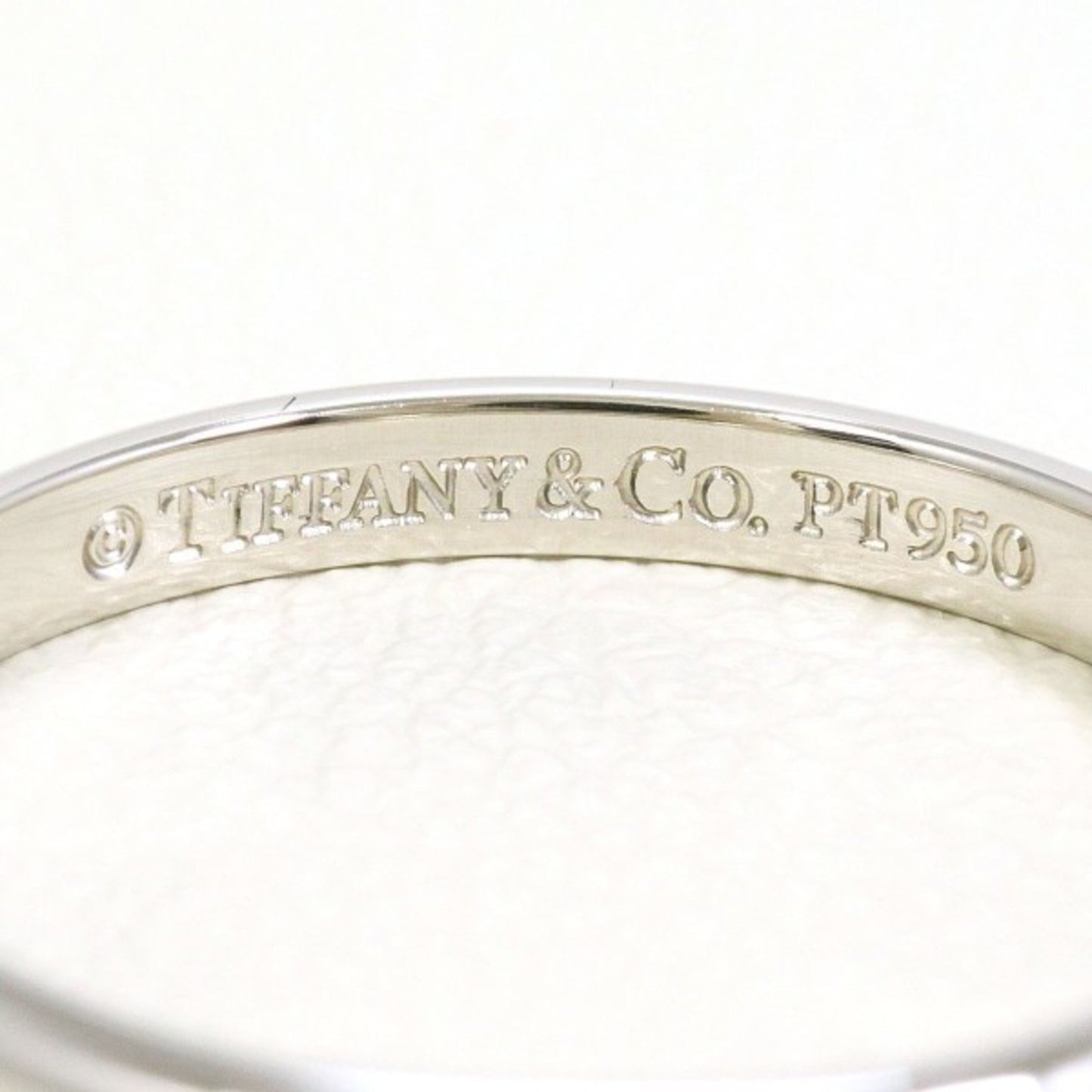 Tiffany Classic Band Pt950 Ring