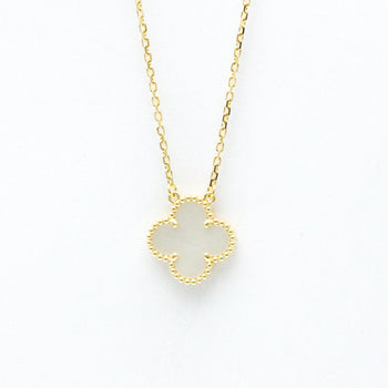 Van Cleef & Arpels Vintage Alhambra Necklace Yellow Gold (18K) Mother Of Pearl Men