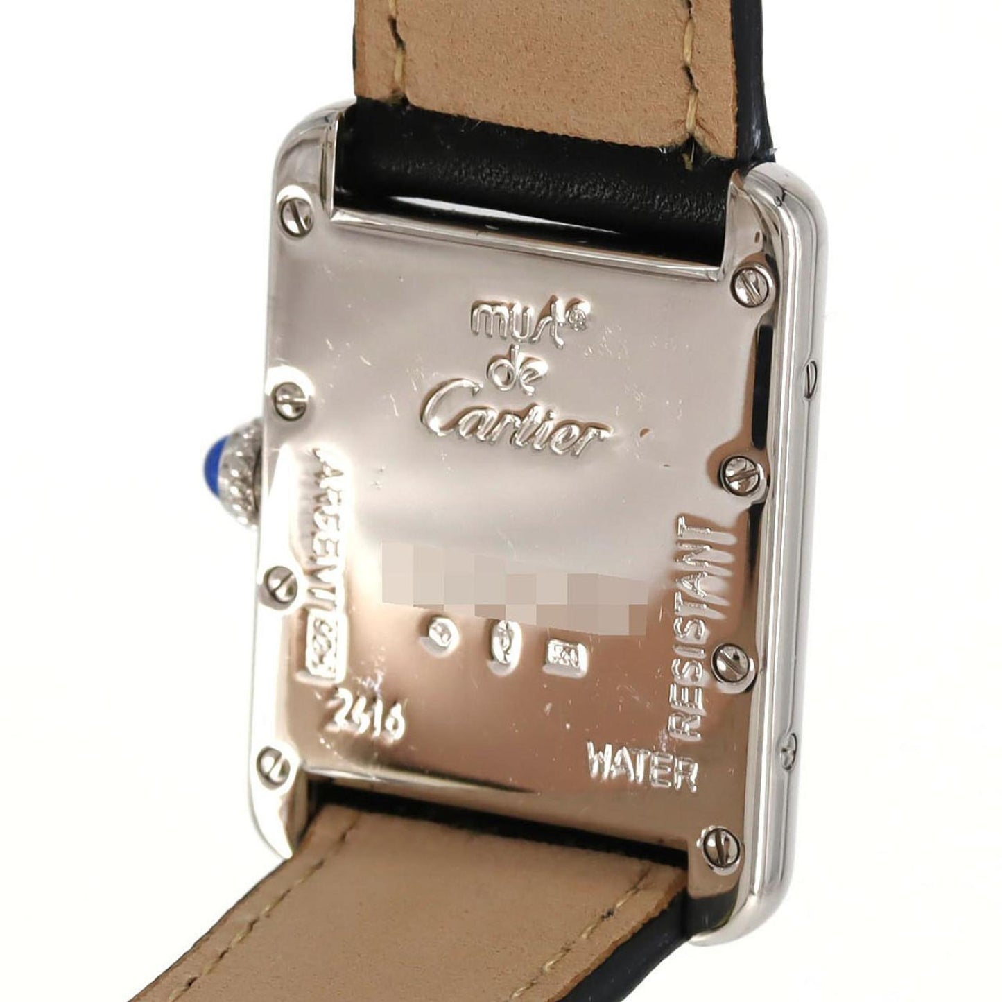 Cartier Must Tank Sm W1014054 Silver Quartz Watch
