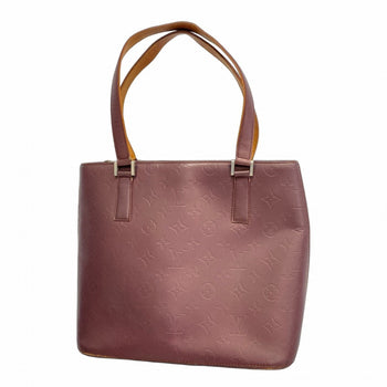 Louis Vuitton Monogram Matte Stockton Tote Bag M55116 Violet