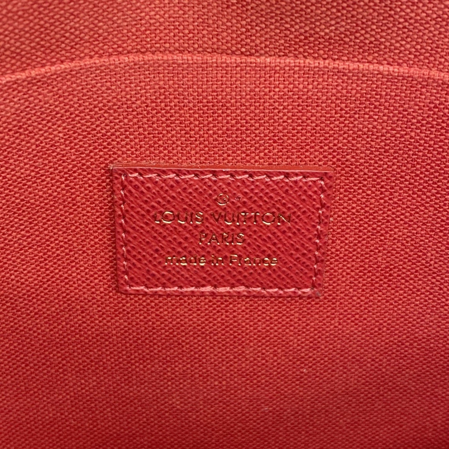 Louis Vuitton Damier Pochette Felicie Shoulder Wallet N40492 Ebene