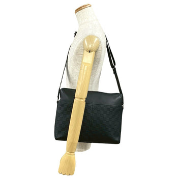 Louis Vuitton Calypso Mm Damier Infini Leather Shoulder Bag/Business Bag In Noir