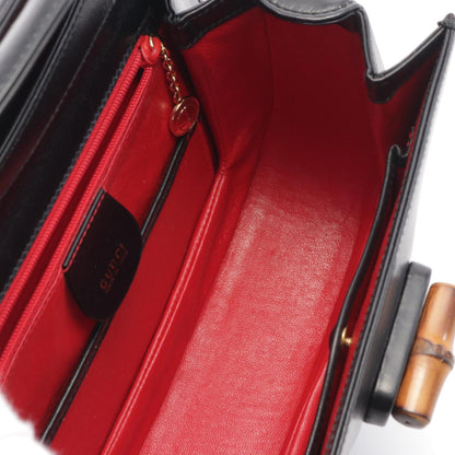 Gucci Bamboo Handbag Leather