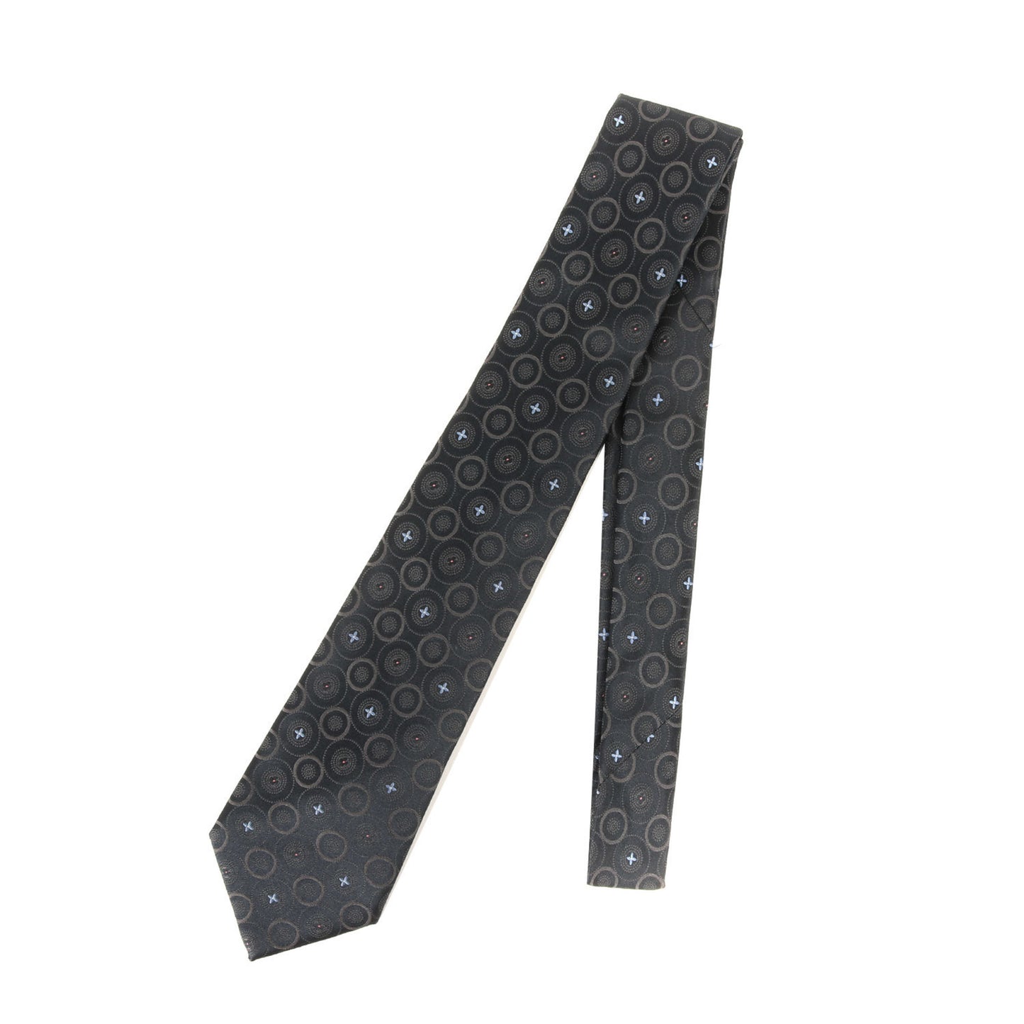 Louis Vuitton Polka Dot Monogram Silk Cravate Black