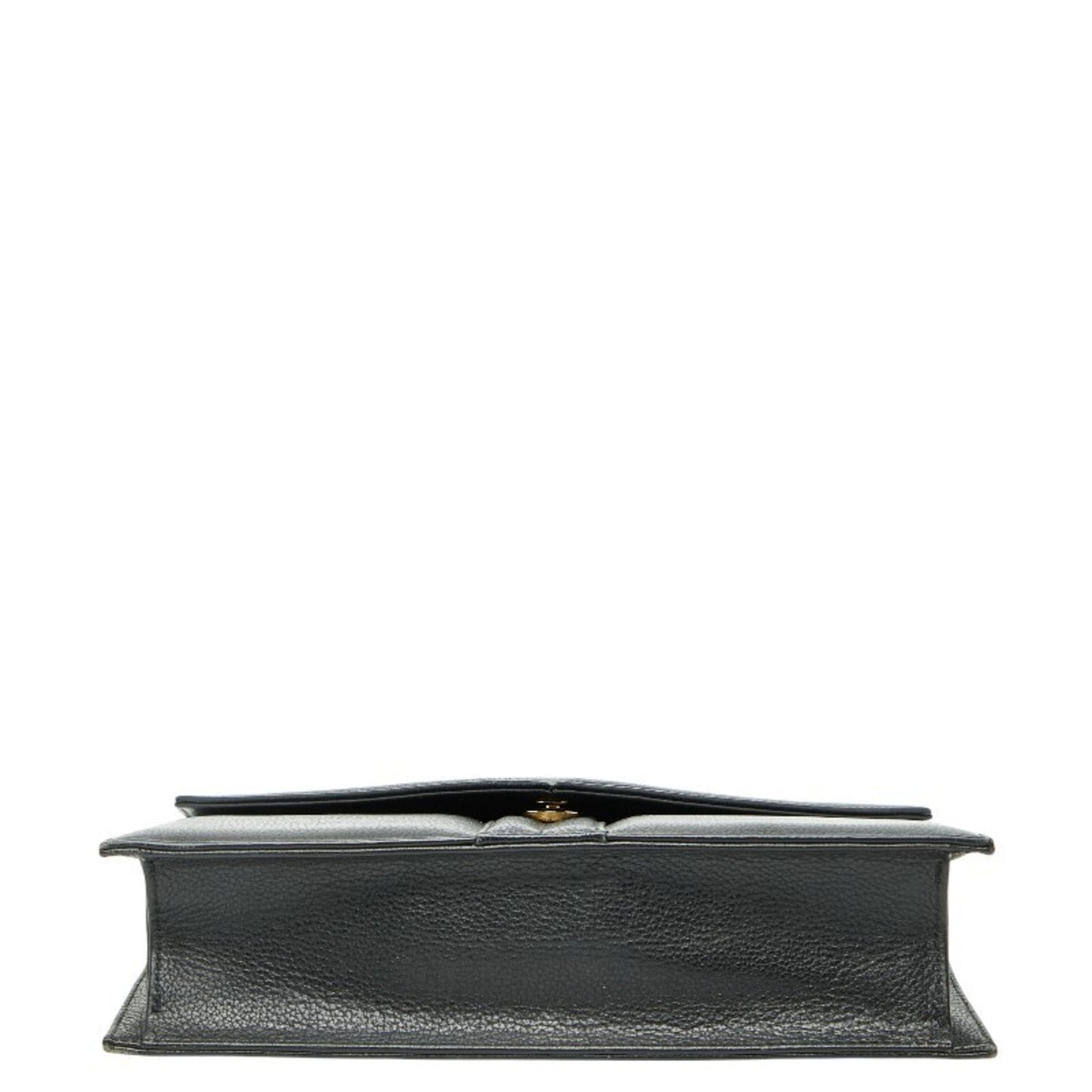 Saint Laurent Second Bag Clutch Black Leather