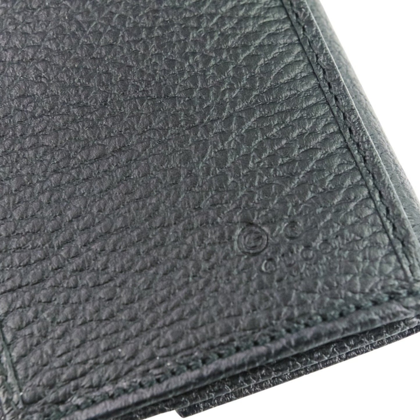 Gucci W-Hook Leather Long Wallet 231837 Black