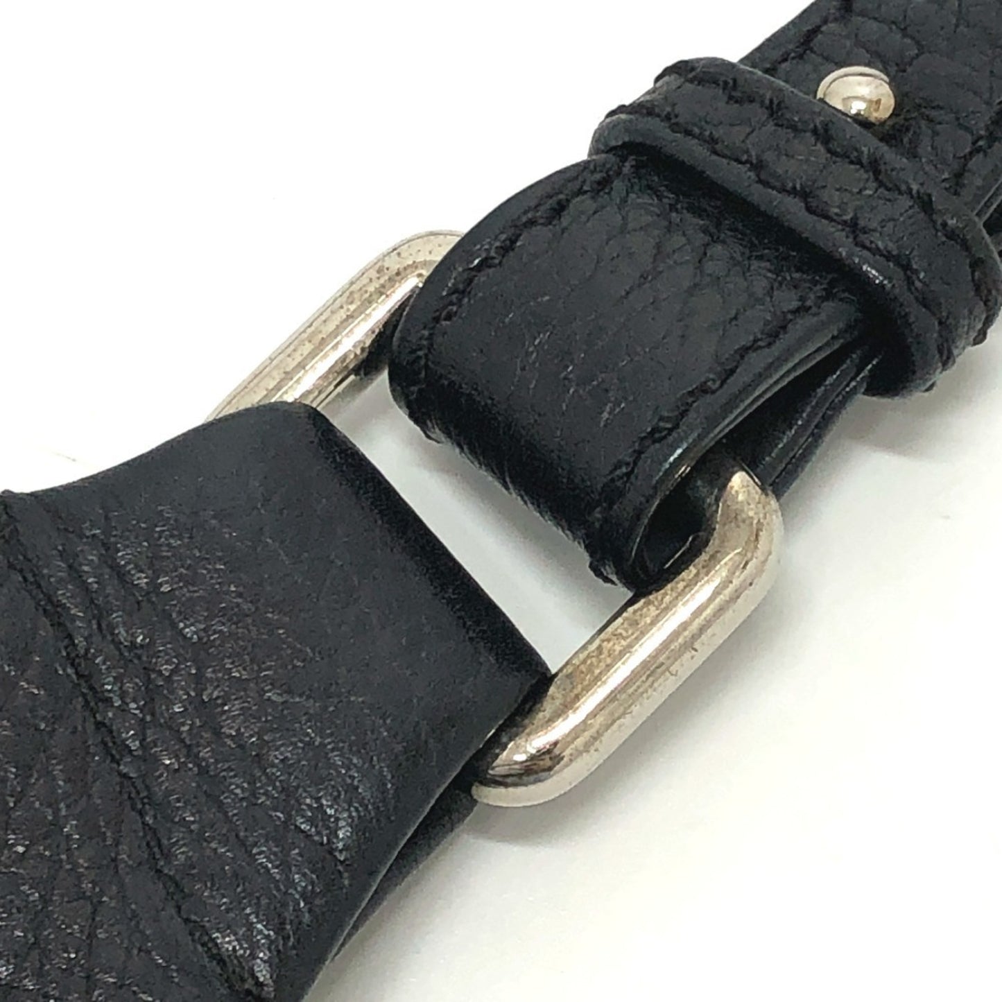 Chanel Chanel Logo Fringe Bag Shoulder Calf Leather