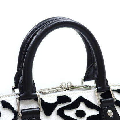 Louis Vuitton X Urs Fischer Monogram Tuftage Speedy Bandouliere 25