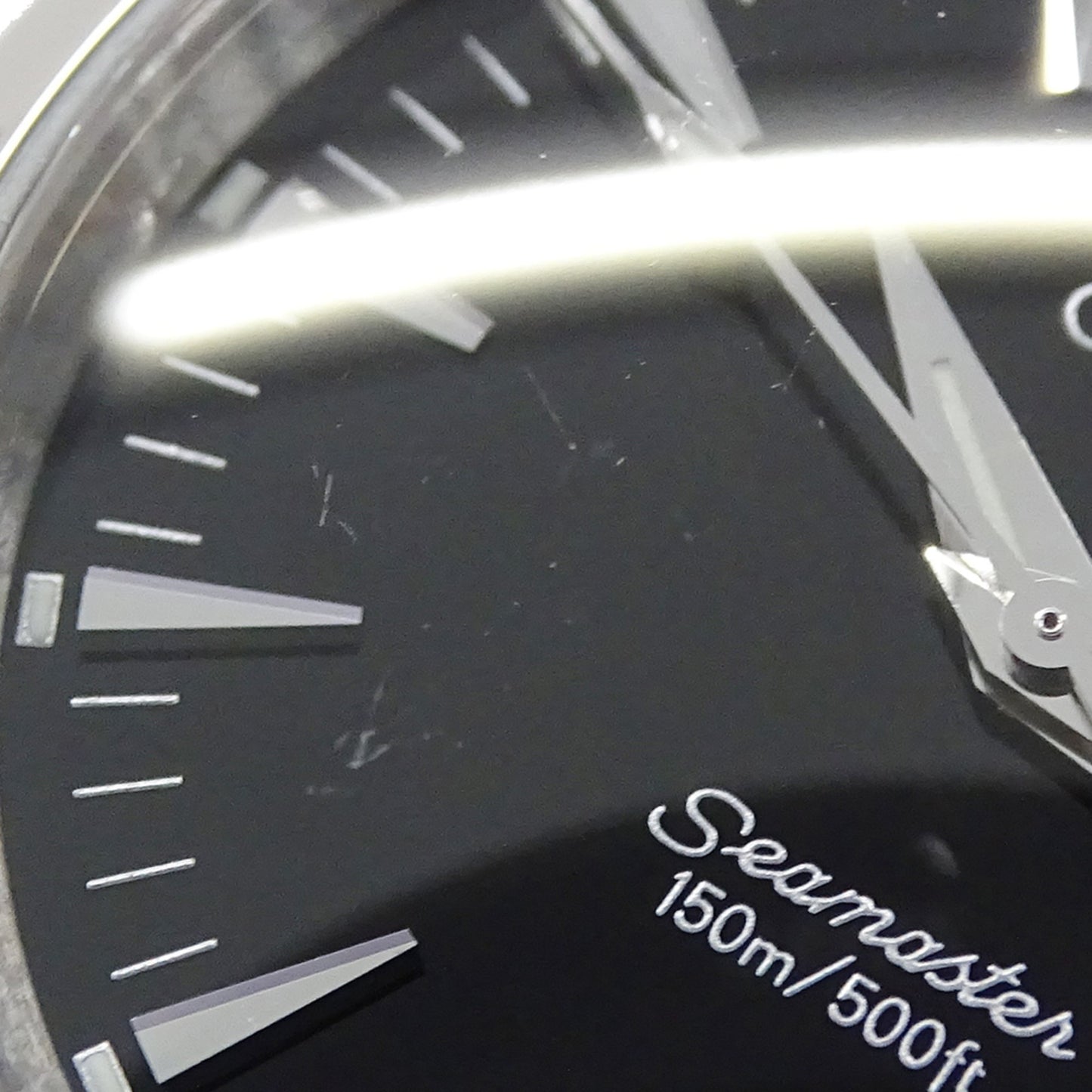 Omega Seamaster Aqua Terra 2518.50 Boys' Brand Watch Date Quartz Qz Stainless Steel Ss Silver Black