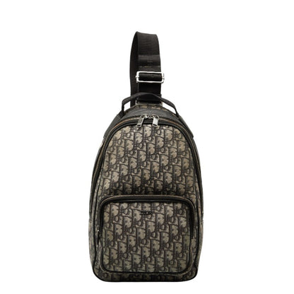 Christian Dior Dior Oblique Trotter Crossbody Shoulder Bag In Beige