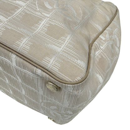 Chanel New Travel Line Tote Bag Beige Nylon 1 2008