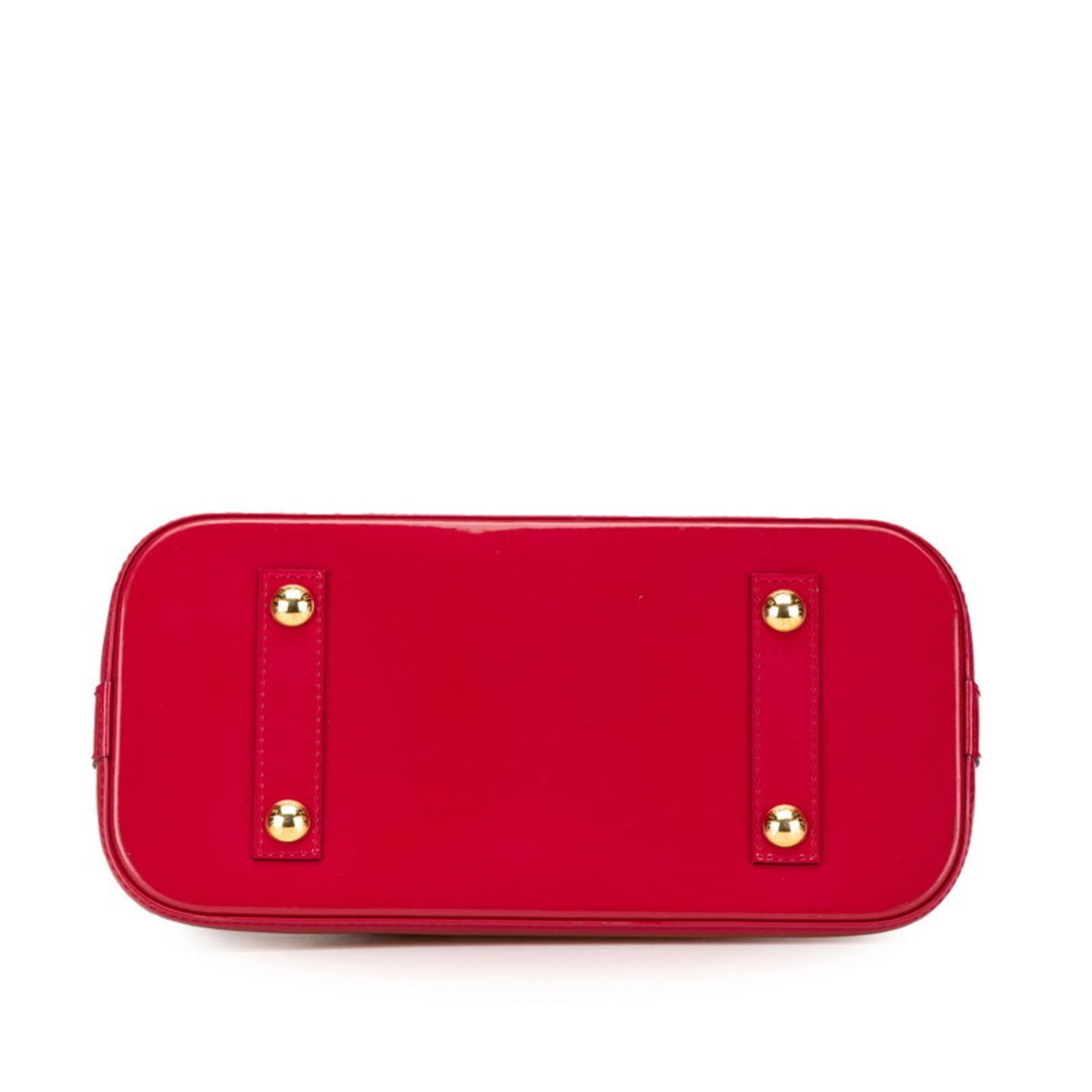 Louis Vuitton Monogram Vernis Alma Pm Handbag M91693 Rouge Grenadine Red Patent Leather