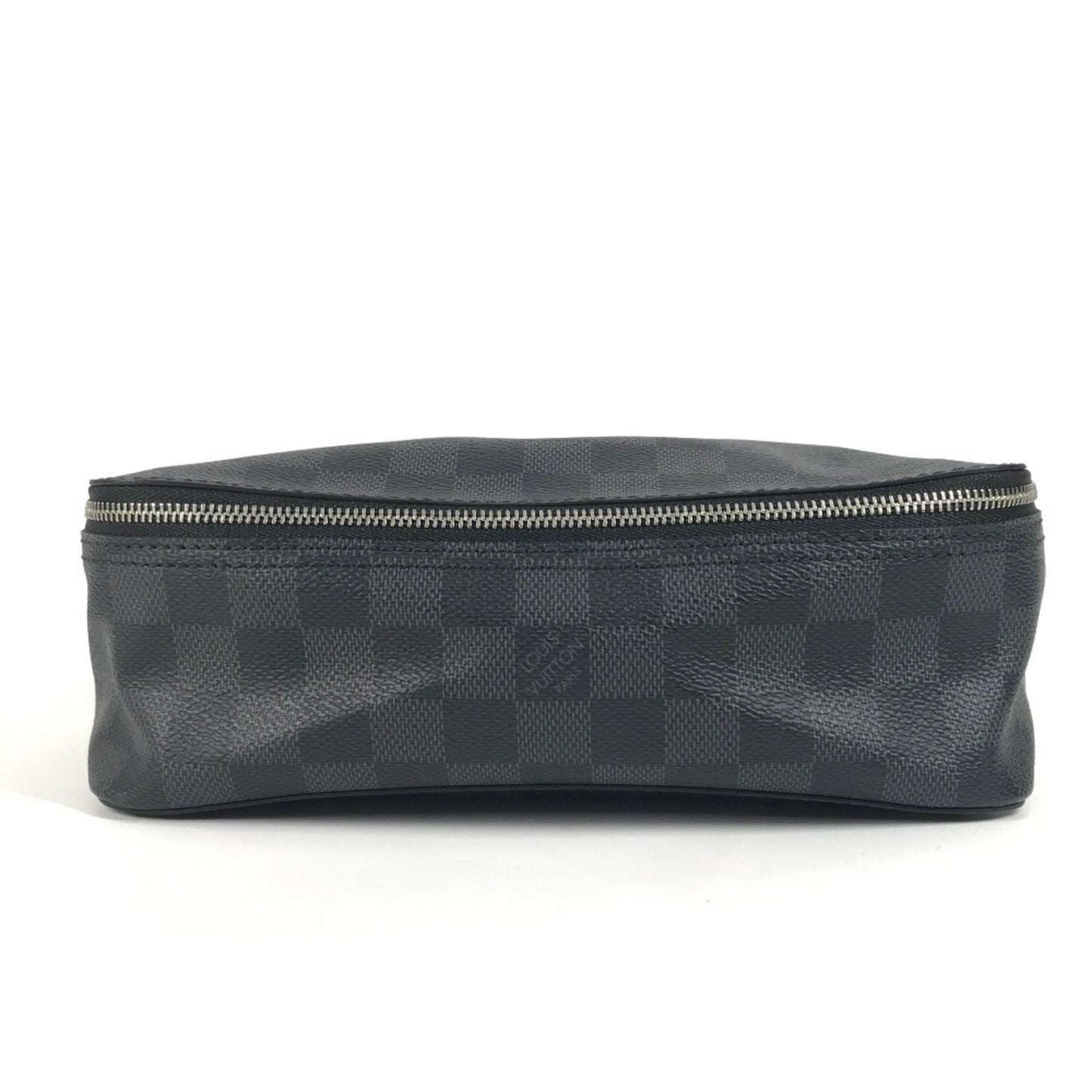 Louis Vuitton N40182 Damier Graphite Cube Langemont Mm Travel Case/Pouch In Canvas