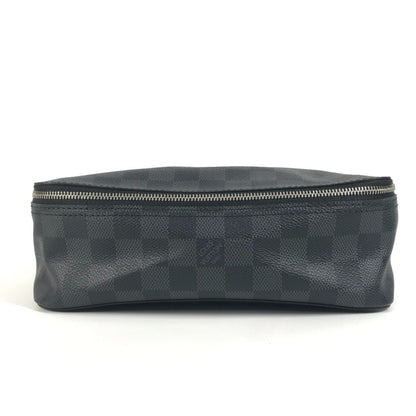 Louis Vuitton N40182 Damier Graphite Cube Langemont Mm Travel Case/Pouch In Canvas